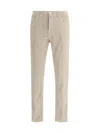 Jacob Cohen Five-pocket Corduroy Trousers In Neutral