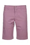Jacob Cohen Light Purple Tailored Chino Shorts In Purple