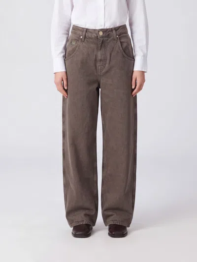 Jacob Cohen Pants Woman Color Beige In Brown