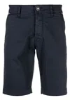 Jacob Cohen Trousers With Back Pockets And Metal Rivets In Blue