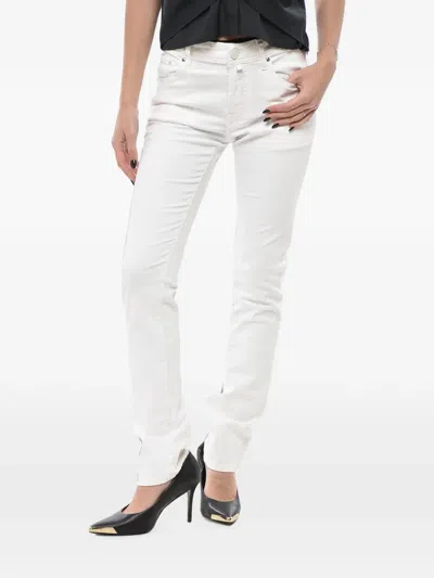Jacob Cohen Patch-detail Straight-leg Jeans In Animal Print