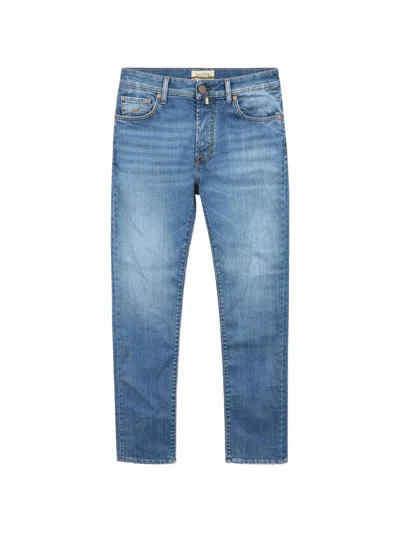 Jacob Cohen Patch-pocket Jeans In Blue