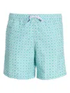 Jacob Cohen Patterned Drawstring Swim Shorts In Blue