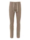 Jacob Cohen Pharrel Active Beige Trousers In Slim Wool  In Gold