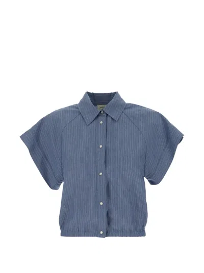 Jacob Cohen Camicia Maniche Corte Raglan In Animal Print