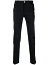 Jacob Cohen Plaid-check Wool-blend Tapered Trousers In Blue