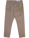 Jacob Cohen Pleat-detail Trousers In Grey