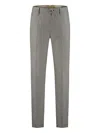 Jacob Cohen Pleated Straight-leg Trousers In Gray