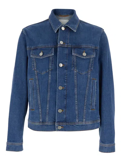 Jacob Cohen Pocket Button Jacket In Blue