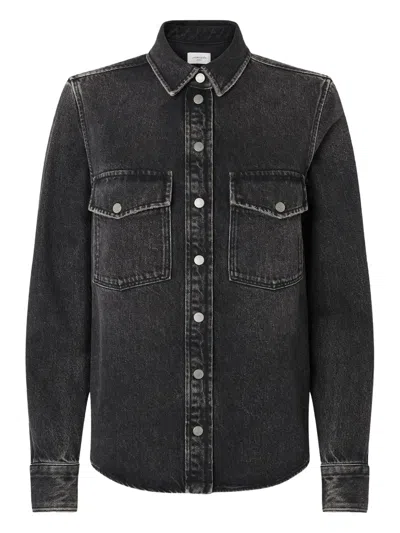 Jacob Cohen Pocket Button Shirt In Black