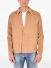 Jacob Cohen Pocket Button Shirt In Brown