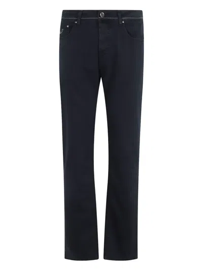 JACOB COHEN POCKET-DETAIL JEANS