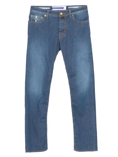 Jacob Cohen Pocket-detail Slim-fit Jeans In Blue