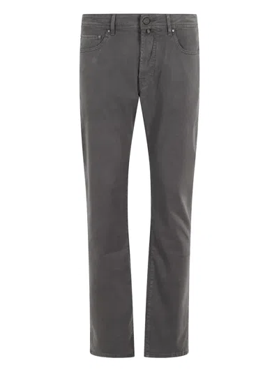 JACOB COHEN POCKET-DETAIL TROUSERS