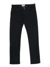 Jacob Cohen Navy Blue Denim Jeans With Classic Five-pocket Design In Black