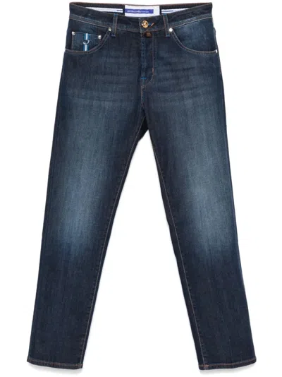 Jacob Cohen Pocket-square Jeans In Blue