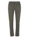 Jacob Cohen Pocket-square Trousers In Green