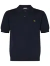 Jacob Cohen Fine-knit Polo Shirt In Blue