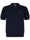 Jacob Cohen Fine-knit Polo Shirt In Blue