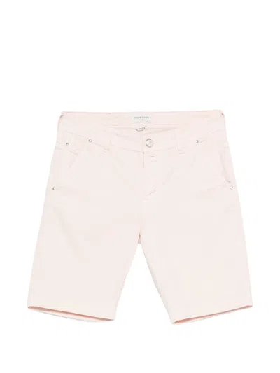 Jacob Cohen Polyester Cotton Bermuda Shorts In Pink