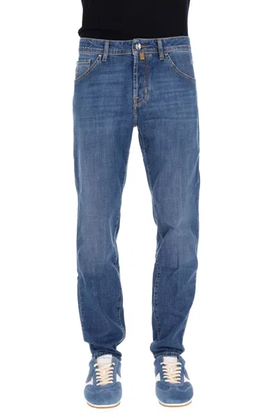 Jacob Cohen Premium Denim Jeans For Men - Size S In Blue