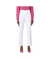 Jacob Cohen Pressed-crease Cropped Trousers In White