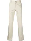 Jacob Cohen Pressed-crease Four-pocket Chinos In Neutrals