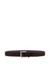 Jacob Cohen Rectangle-buckle Belt In Gold