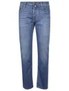 Jacob Cohen Regular Slim Fit Light Blue Denim Jeans In Blue