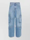 Jacob Cohen Relaxed Fit Cargo Jeans With Contrast Stitching