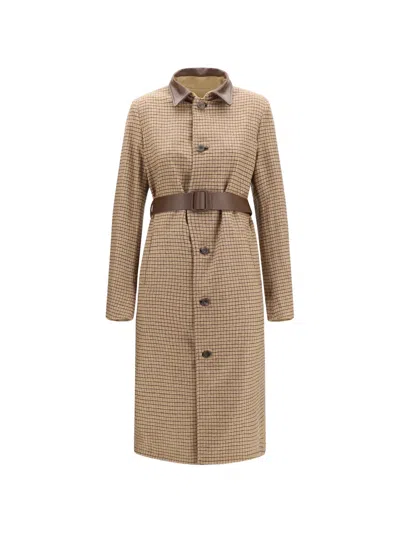 Jacob Cohen Reversible Trench Coat In 뉴트럴