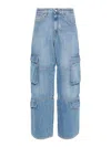 Jacob Cohen Riri Logo-embroidered Jeans In Blue