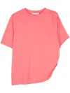 JACOB COHEN RUCHED COTTON T-SHIRT