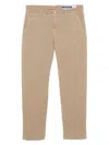 Jacob Cohen Sand Beige Stretch Trousers In Neutral