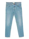 Jacob Cohen Embroidered-pocket Jeans In Blue