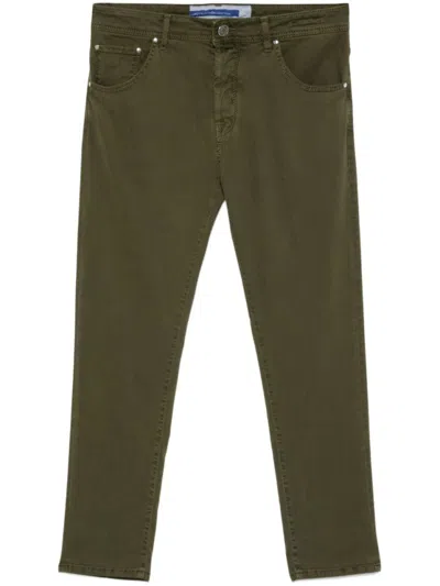 Jacob Cohen `scott` 5-pocket Slim Fit Jeans In Green
