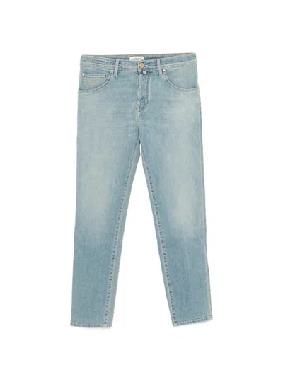 Jacob Cohen Scott Buttoned Jeans In Blue