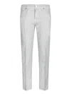 Jacob Cohen Scott Chambray Cream Trousers In White