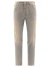 Jacob Cohen Scott Cropped Jeans Light Blue In Gray