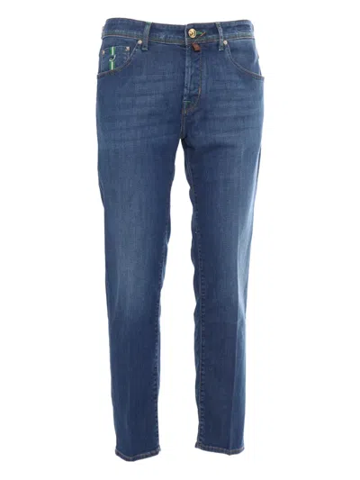 Jacob Cohen Scott Five-pocket Jeans In Blue