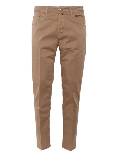 Jacob Cohen Scott Five-pocket Trousers In Neutral