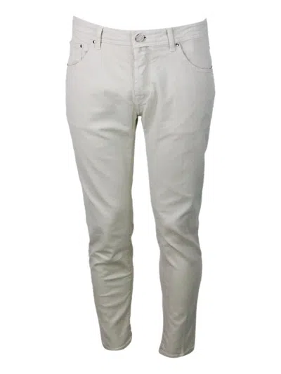 Jacob Cohen Bard Trousers In Beige