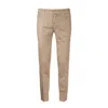 Jacob Cohen Stretch Cotton Blend Pants In Brown