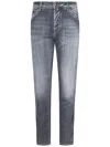 Jacob Cohen Scott Crop Slim Fit Jeans In Gray