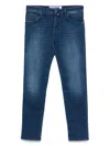 Jacob Cohen Belt Loop Denim Trousers In Blue