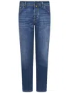 Jacob Cohen Slim-fit Blue Jeans With Classic Five-pocket Design