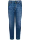 Jacob Cohen Slim-fit Blue Jeans With Classic Five-pocket Design In Blue