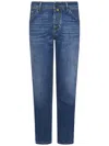 Jacob Cohen Slim-fit Blue Jeans With Classic Five-pocket Design In Blue