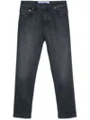 Shop Jacob Cohen Scott Jeans In Grey