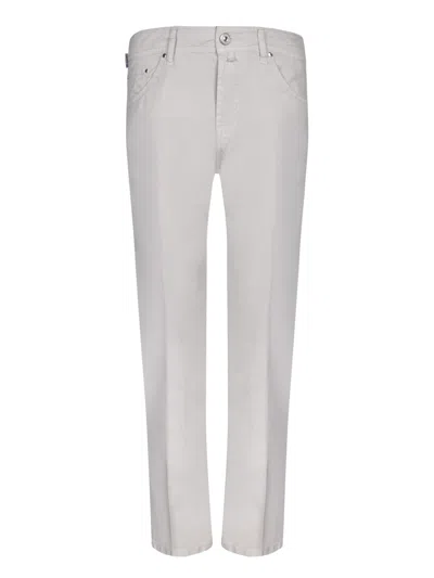 Jacob Cohen Belt-loop Jeans In White